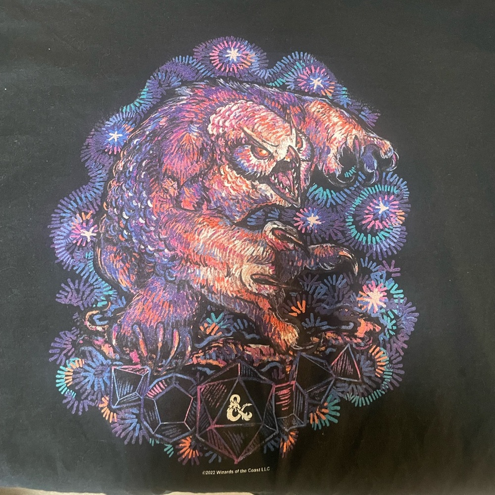 Dungeons and dragons owlbear shirt men’s 2x